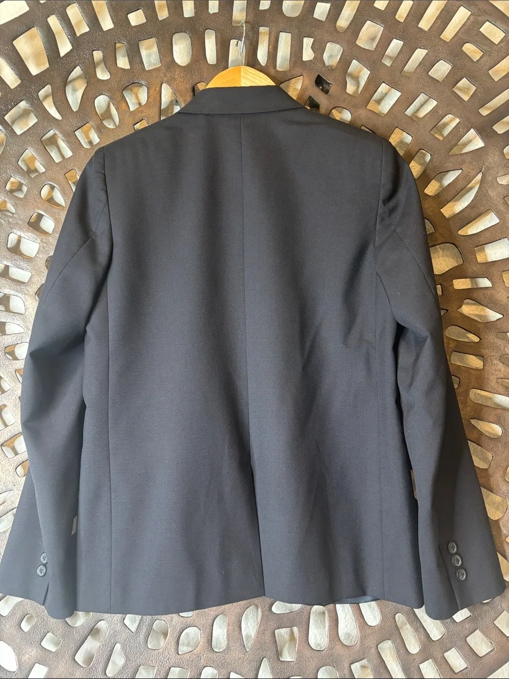 🖤 Brooks Brothers Boys Black Wool Suit Blazer Jacket 16 Lined 2 Button 🖤